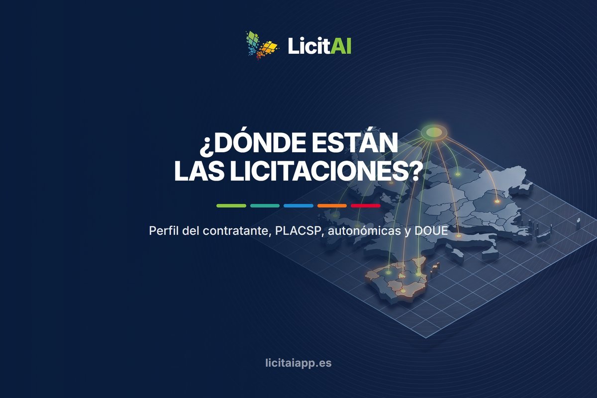 Un mapa dividido en regiones, con nodos conectados por líneas que convergen en un punto central.
